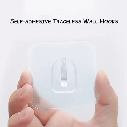 Ganchos Transparentes de Pared Autoadhesivos: Elegancia y Orden en tu Hogar 🏡