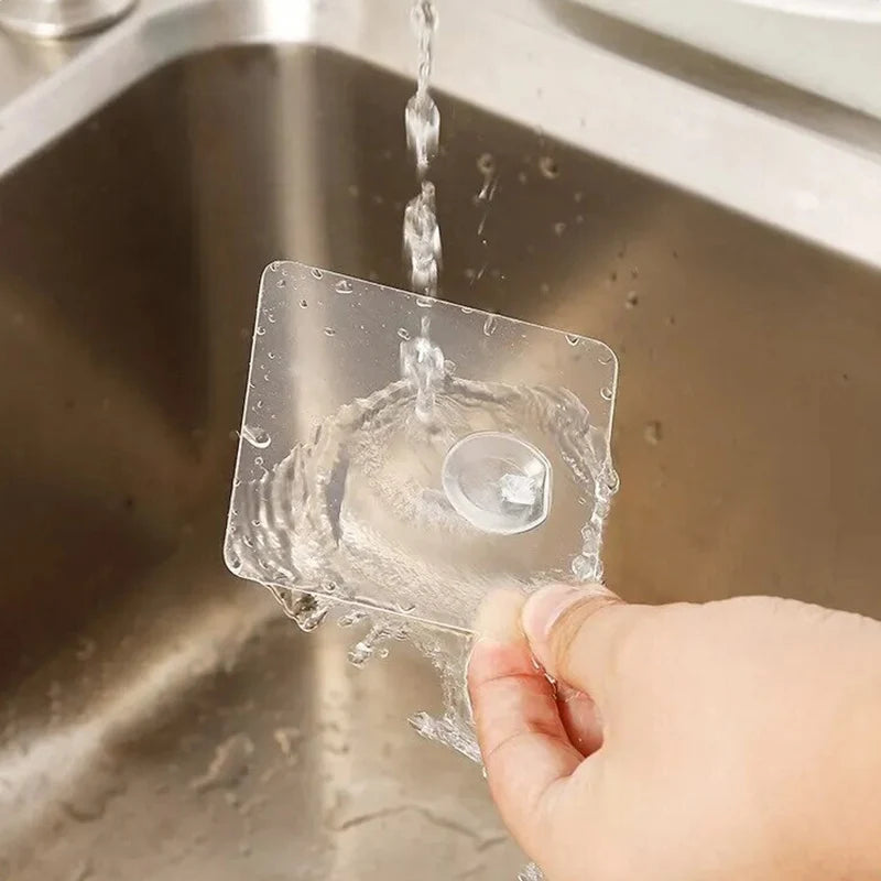 Ganchos Transparentes de Pared Autoadhesivos: Elegancia y Orden en tu Hogar 🏡