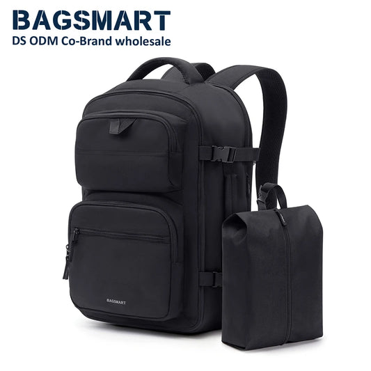 Mochila de Viaje BAGSMART 40L con Funda para Zapatos: Estilo y Funcionalidad en un Solo Producto 🎒