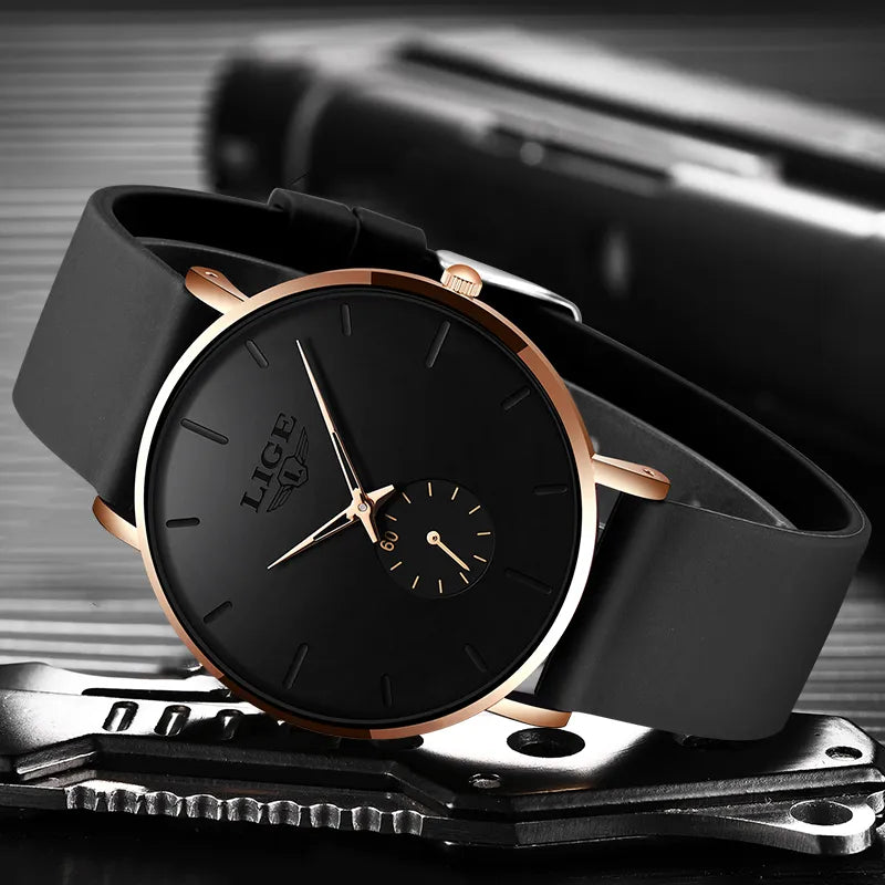 Reloj LIGE New Fashion Ultrafino y Resistente al Agua