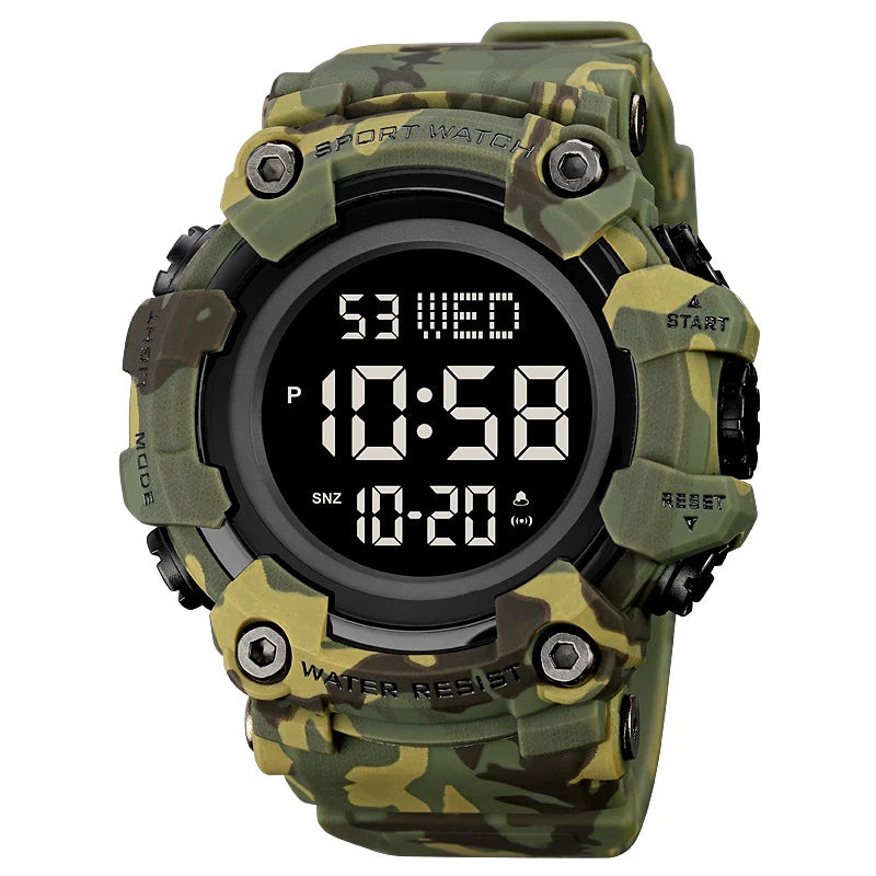 Reloj Digital de Lujo SKMEI con Doble Huso Horario