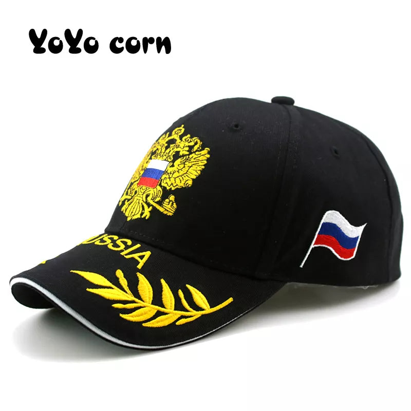 Gorra de Béisbol RUSSIA Bordada - YOYOCORN