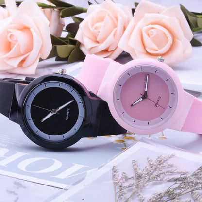 Reloj de Pulsera de Mujer de WOONUN: Elegancia Sofisticada con Correa de Silicona 🌟