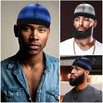 Gorras de Onda de Color Sólido con Durag - Envío Rápido, Versátil y Atemporal