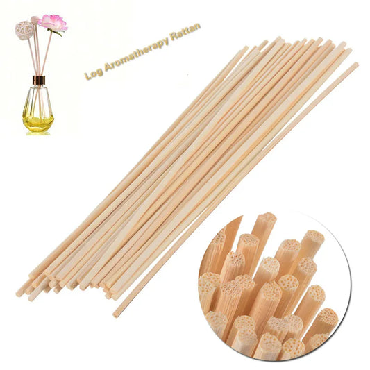 25pcs/100pcs Natural Reed Fragrance Aroma Oil Diffuser Rattan Sticks Perfume volatiles For Home Decoration