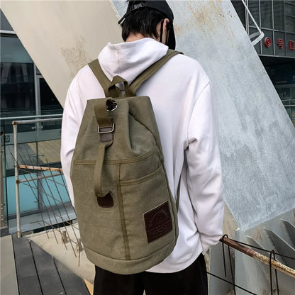 Mochila de Viaje de Lona Resistente y Gran Capacidad para Hombres DIDA BEAR