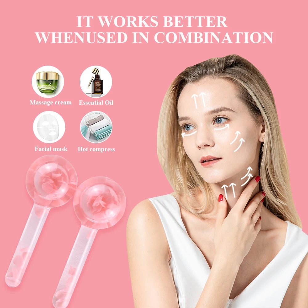 Ice Globes Facial de AEIOU: Terapia de Frío para una Piel Radiante. ¡Adquiere la Revolución en Cuidado Facial!