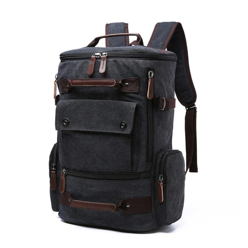 Mochila Vintage de Lienzo para Hombre por IGETBAG