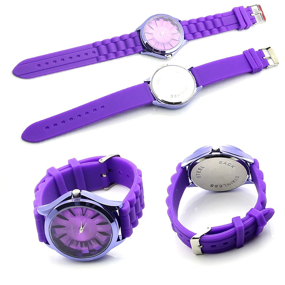 Reloj de Pulsera de Silicona Floral - Elegancia y Funcionalidad en Uno Solo 🌺