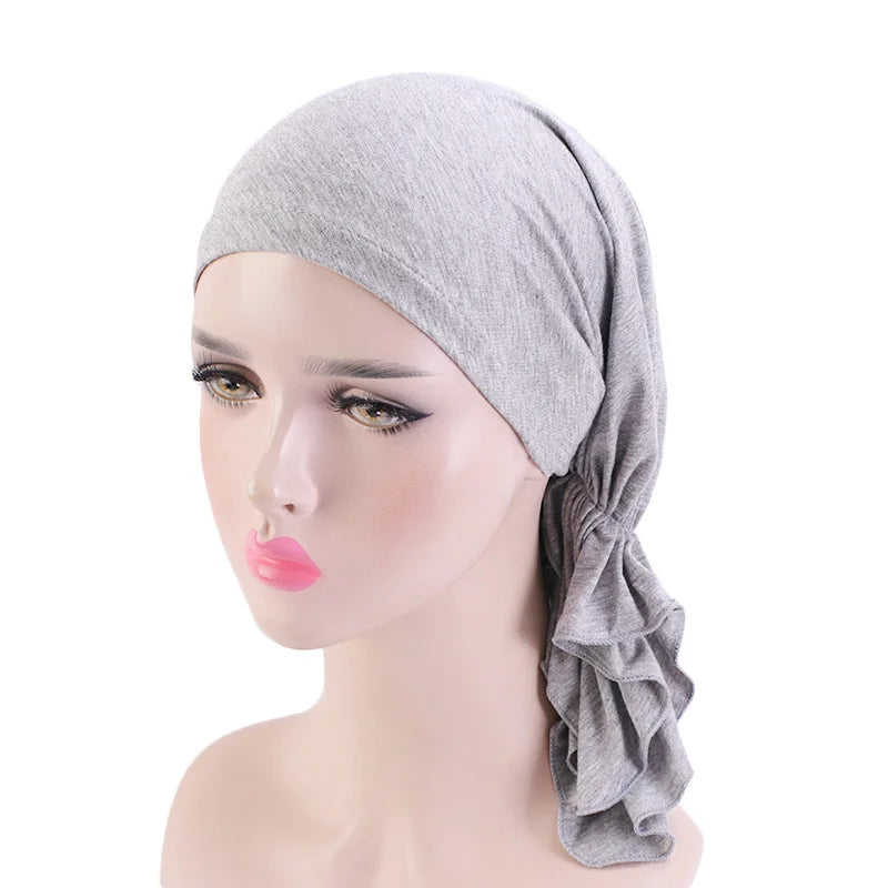 ¡Turbante de Bambú Pre-Atado para Mujer! 🌸 ¡Estilo y Comodidad en Uno! ¡Añádelo a tu Look Ahora! 🌟