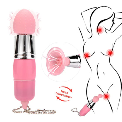 Vibrador G Spot Clit Sucker de YUKUI con Estimulación Dual