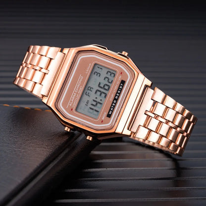 Reloj Digital LED de Mujer en Rose Gold - GoGoey