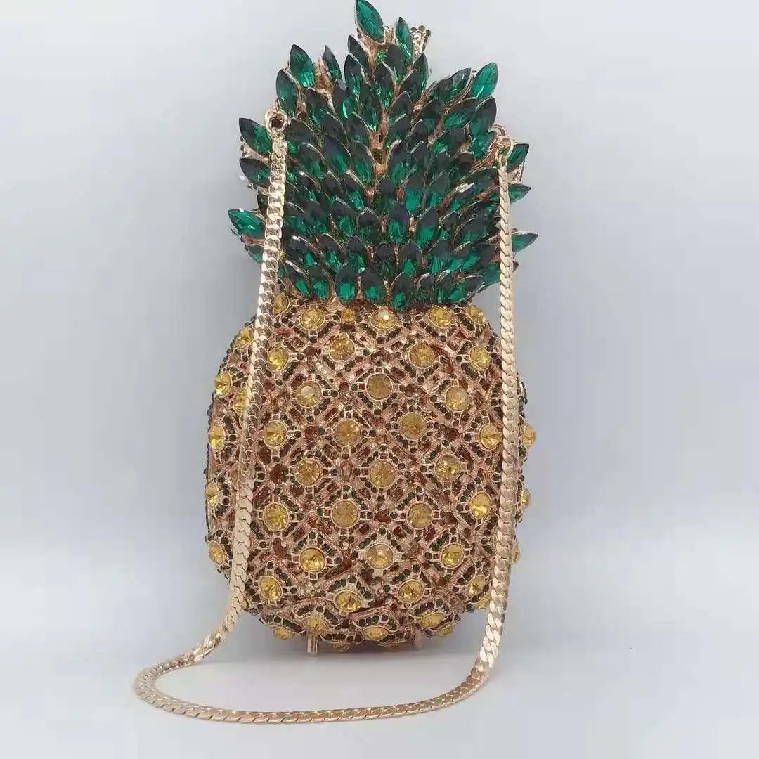 ¡Cartera de Fiesta Lady Pineapple: Elegancia y Glamour!