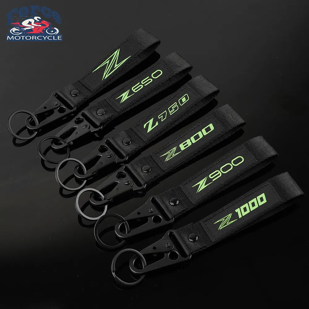 Llavero de metal con insignia Kawasaki para motocicletas Z650, Z900, Z800, Z750, Z1000 🖤