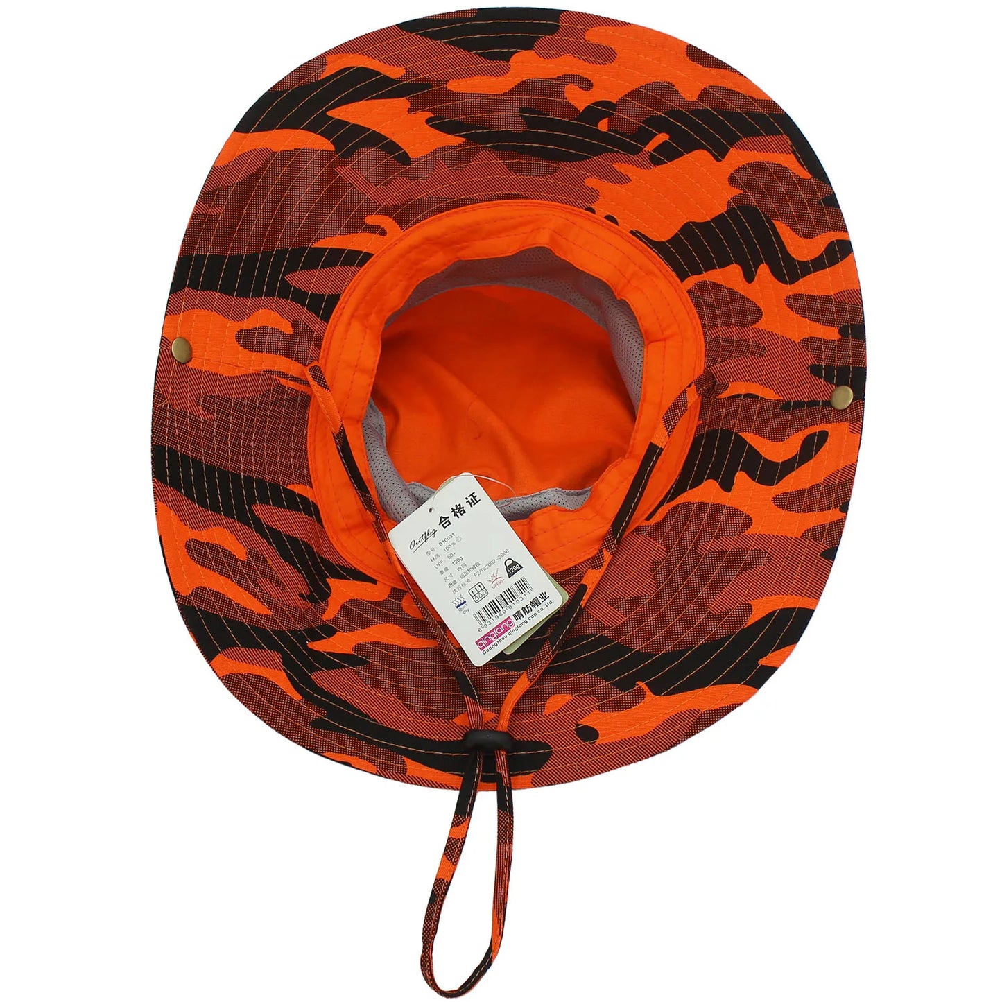 Sombrero Cowboy Camuflaje Outfly: Protección UV y Estilo Militar