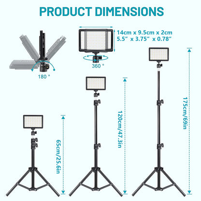 Panel LED para Vídeo con Filtros RGB: Iluminación Creativa