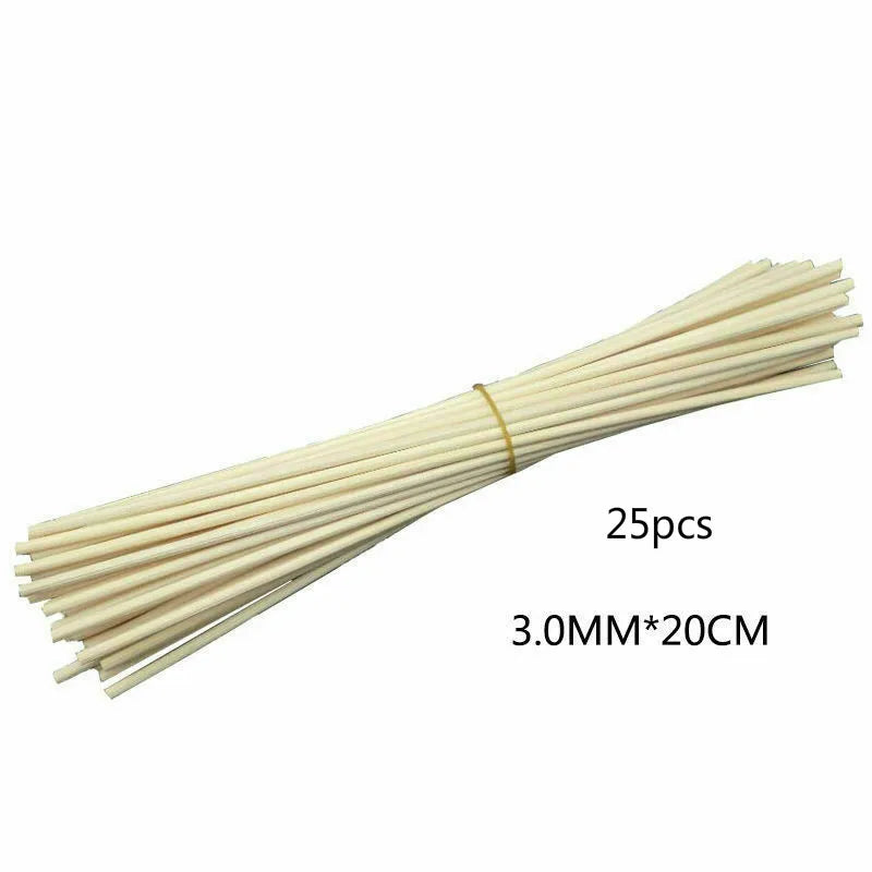 25pcs/100pcs Natural Reed Fragrance Aroma Oil Diffuser Rattan Sticks Perfume volatiles For Home Decoration