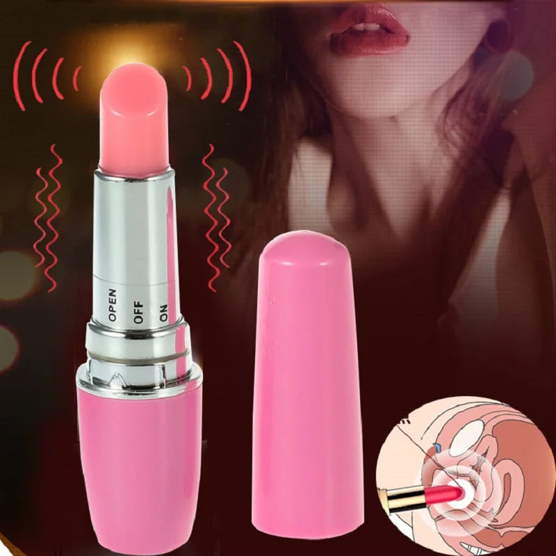 Vibrador Mini Lipstick de DKSHETOY: Discreción y Placer en un Solo Clic.