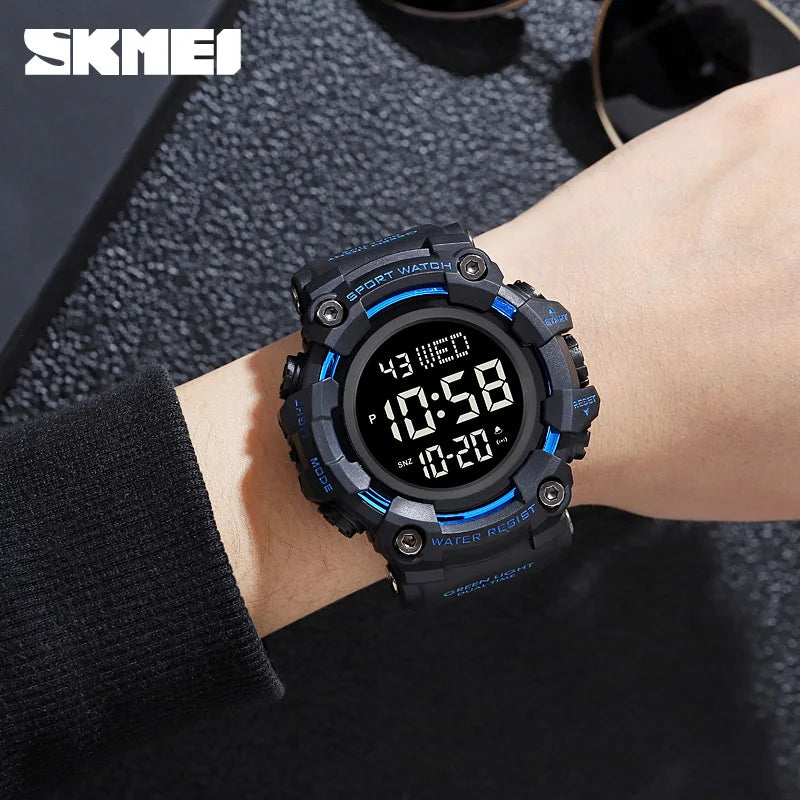 Reloj Digital de Lujo SKMEI con Doble Huso Horario