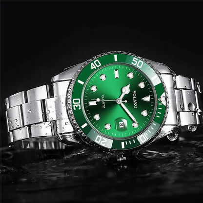 Reloj YOLAKO de Lujo Verde para Hombre - 2020 Colección