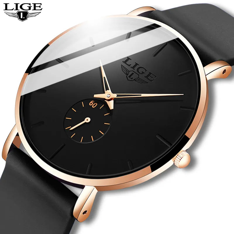 Reloj LIGE New Fashion Ultrafino y Resistente al Agua