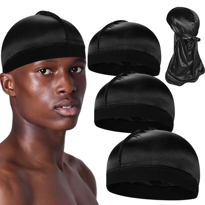 Gorras de Onda de Color Sólido con Durag - Envío Rápido, Versátil y Atemporal