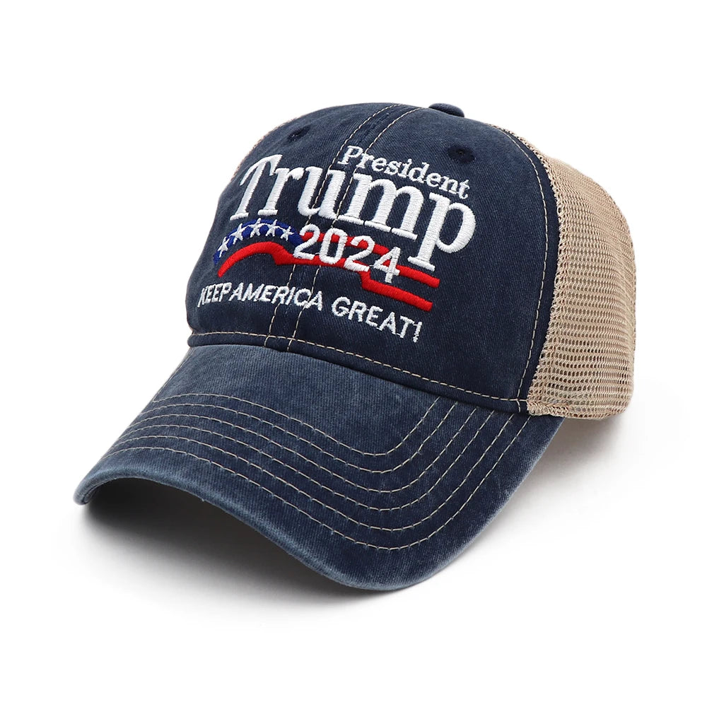 ¡Gorra de Béisbol Trump 2024 MAGA Camo USA KAG! 🧢🇺🇸