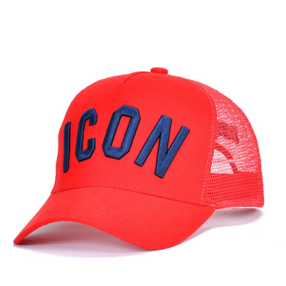 Gorra de Béisbol de Verano DSQICOND2 con Bordado ICON - Estilo y Comodidad en Negro 🧢