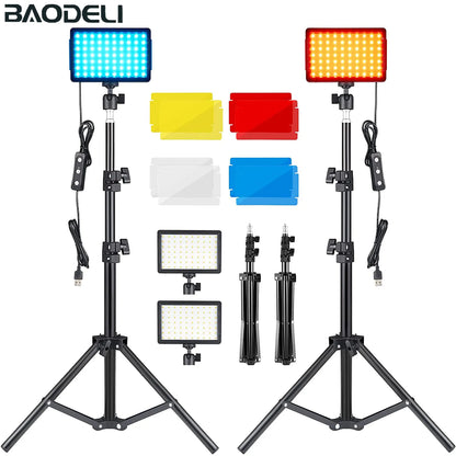 Panel LED para Vídeo con Filtros RGB: Iluminación Creativa