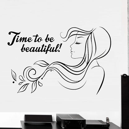 Vinilo Decorativo de Pared Belleza Phrase Beauty Spa por YOYOYU ART HOME DECOR 🌸