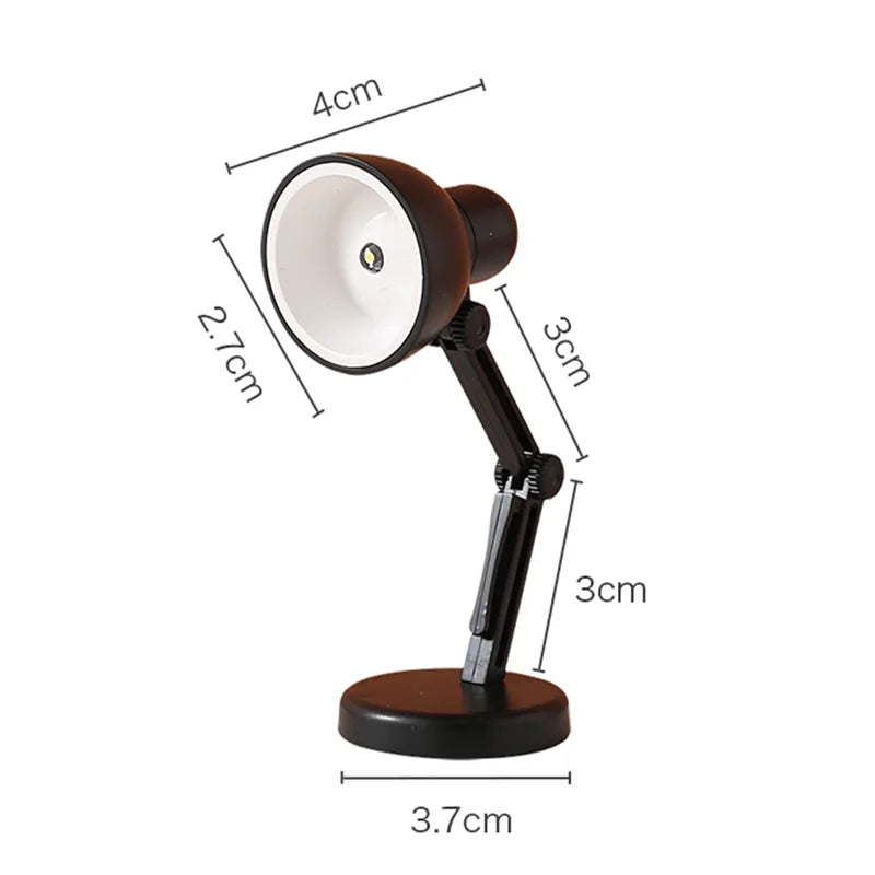 Lámpara LED Mini de Escritorio Plegable con Clip - Protección Ocular y Portátil 👀