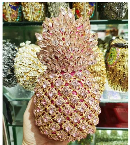 ¡Cartera de Fiesta Lady Pineapple: Elegancia y Glamour!