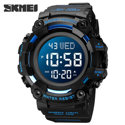 Reloj Digital de Lujo SKMEI con Doble Huso Horario