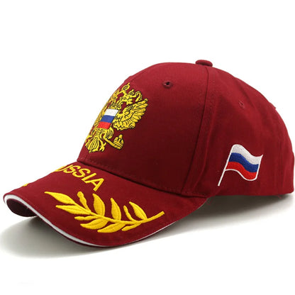 Gorra de Béisbol RUSSIA Bordada - YOYOCORN