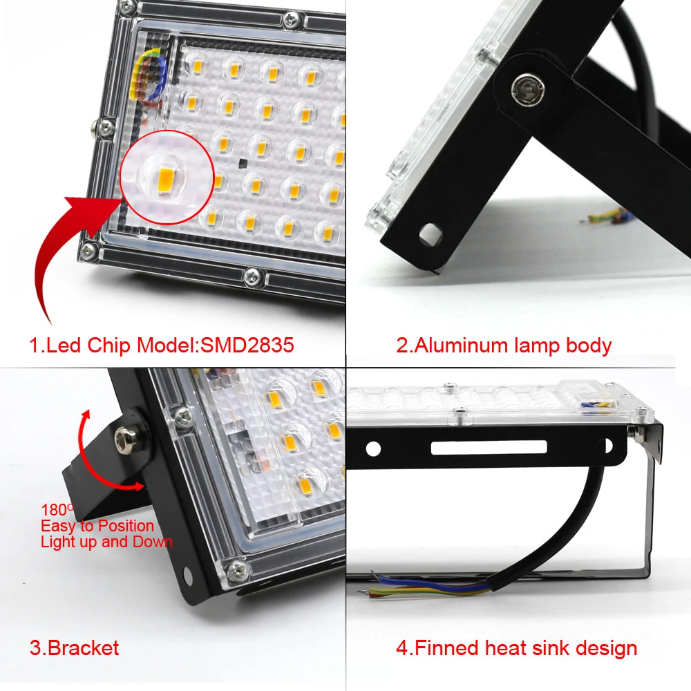 Foco LED Spotlight PARKSON: Iluminación Brillante y Eficiente ¡Transforma tu Espacio Exterior!