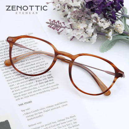 Gafas Ópticas Redondas ZENOTTIC: Visión Clara y con Estilo 💫