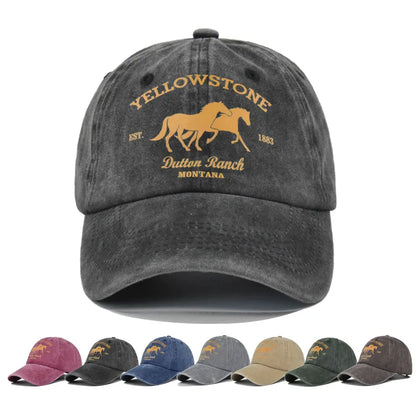 ¡Gorra Snapback Yellowstone Amarilla: Estilo y Protección de Lujo!