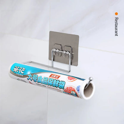 Soporte de Papel Higiénico Montado en la Pared con Toallero - ¡Funcional y Elegante! 🚽