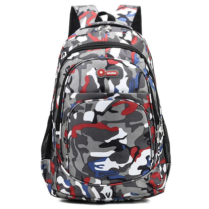 Mochila Juvenil Militar CAMOUFLAGE - Resistente y Estilosa 🎒