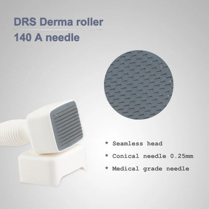 Rodillo Derma DRS 140 A Ajustable para Cuidado de la Piel y Crecimiento de Barba 🌟