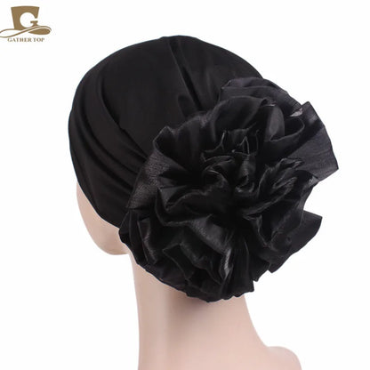 Turbante de GATHERTOP con Gran Flor - ¡Destaca con Estilo! 🌸