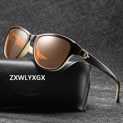 Gafas de Sol Polarizadas de Lujo CAT EYE ZXWLYXGX 🌟 ¡Deslumbra y Protege tus Ojos con Estilo! 🕶️