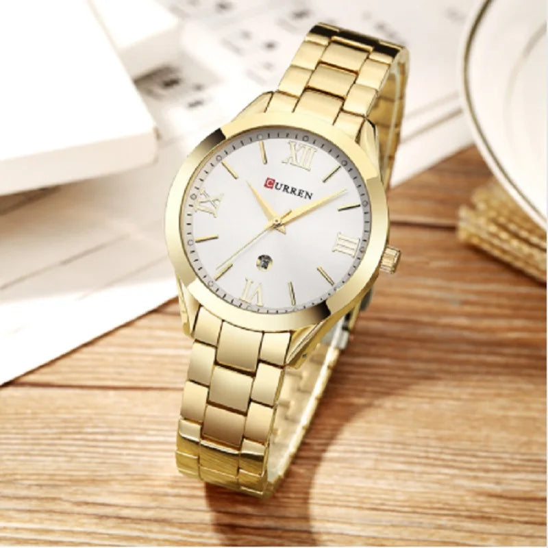 Reloj de Oro CURREN para Mujer: Elegancia Infinita ✨