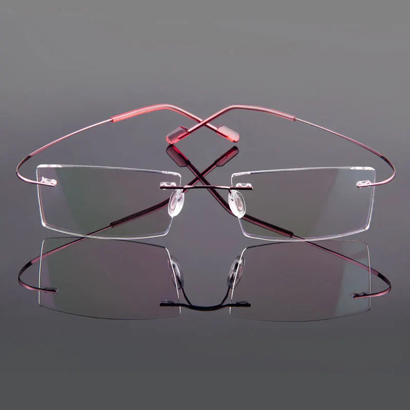 Monturas Gmei Optical Fashion Rimless: ¡Estilo y Comodidad! 🌟