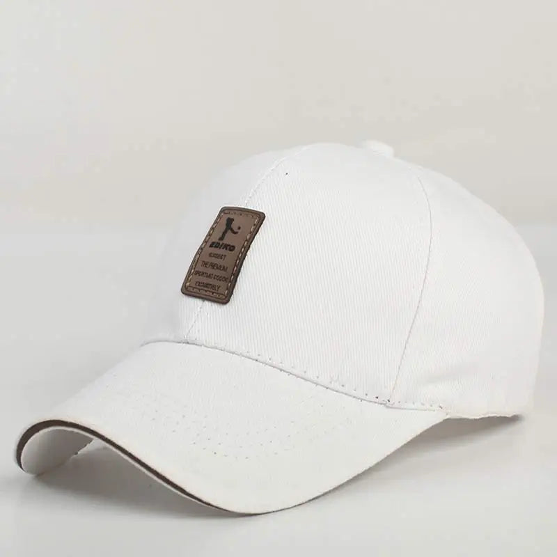 Gorra de Béisbol de Algodón con Visera Sandwich para Hombre 🧢