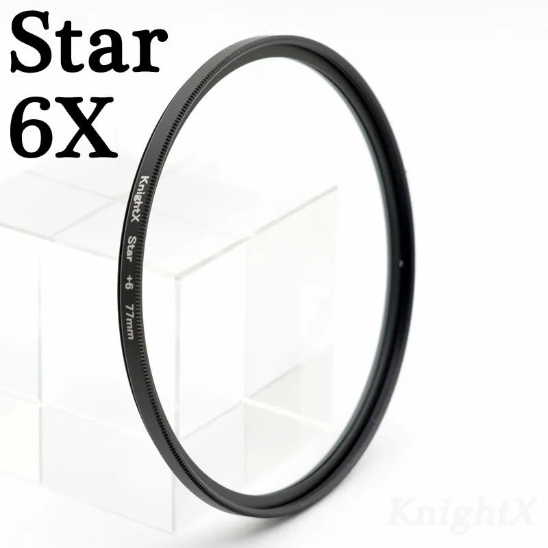 Filtro de Lente KnightX Star Line para Canon, Sony, Nikon - Efectos Estelares Mágicos