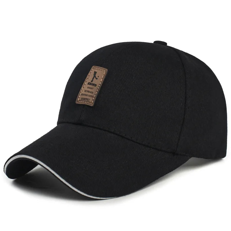 Gorra de Béisbol de Algodón con Visera Sandwich para Hombre 🧢