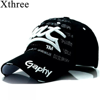 Gorra de Béisbol Xthree: Estilo Hip Hop y Protección Solar 🧢