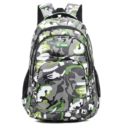 Mochila Juvenil Militar CAMOUFLAGE - Resistente y Estilosa 🎒