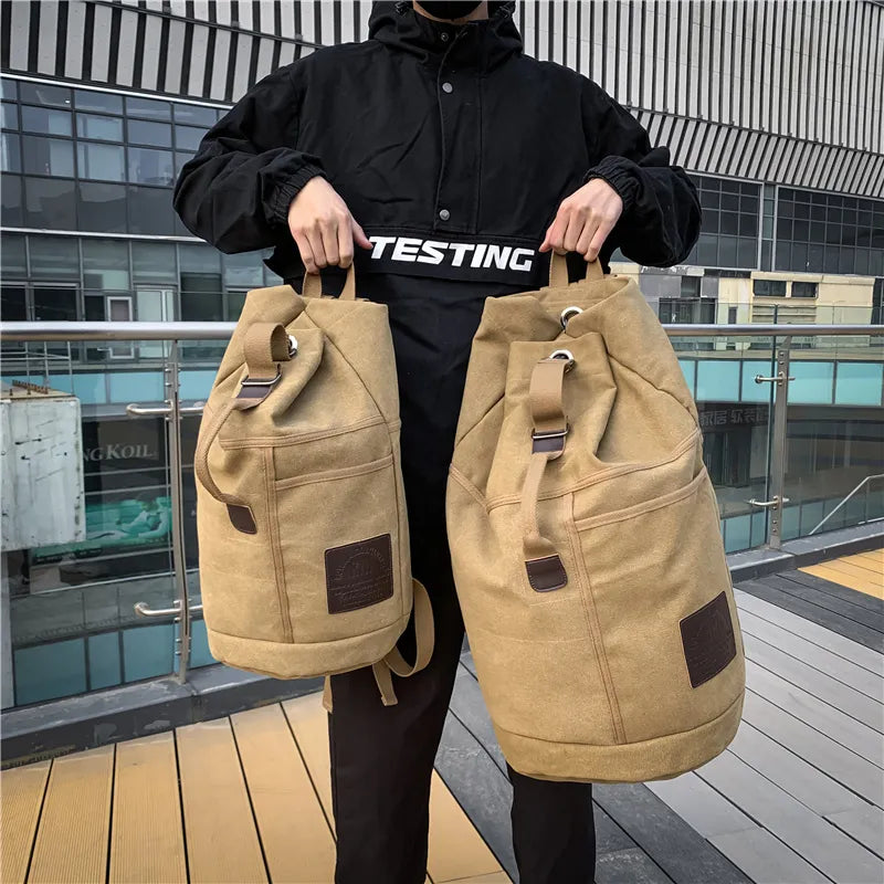 Mochila de Viaje de Lona Resistente y Gran Capacidad para Hombres DIDA BEAR